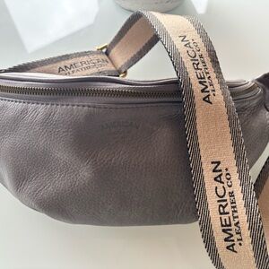 American Leather Co. Rayne Large Sling with Logo Strap